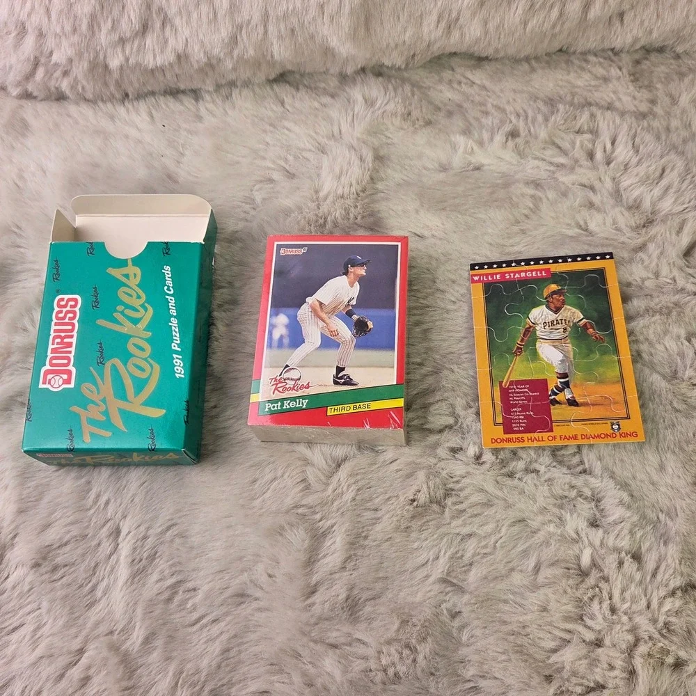 1991 Donruss The Rookies Baseball Card Set 56 Cards with Puzzle Sealed